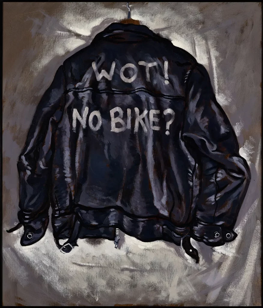 Wot! No Bike? Paul Simonon Oil on canvas